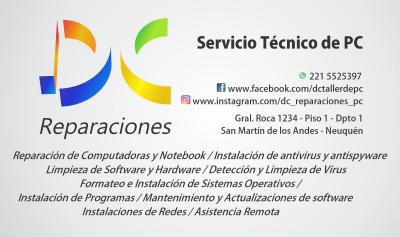 DC Reparaciones, servicio tecnico de PC